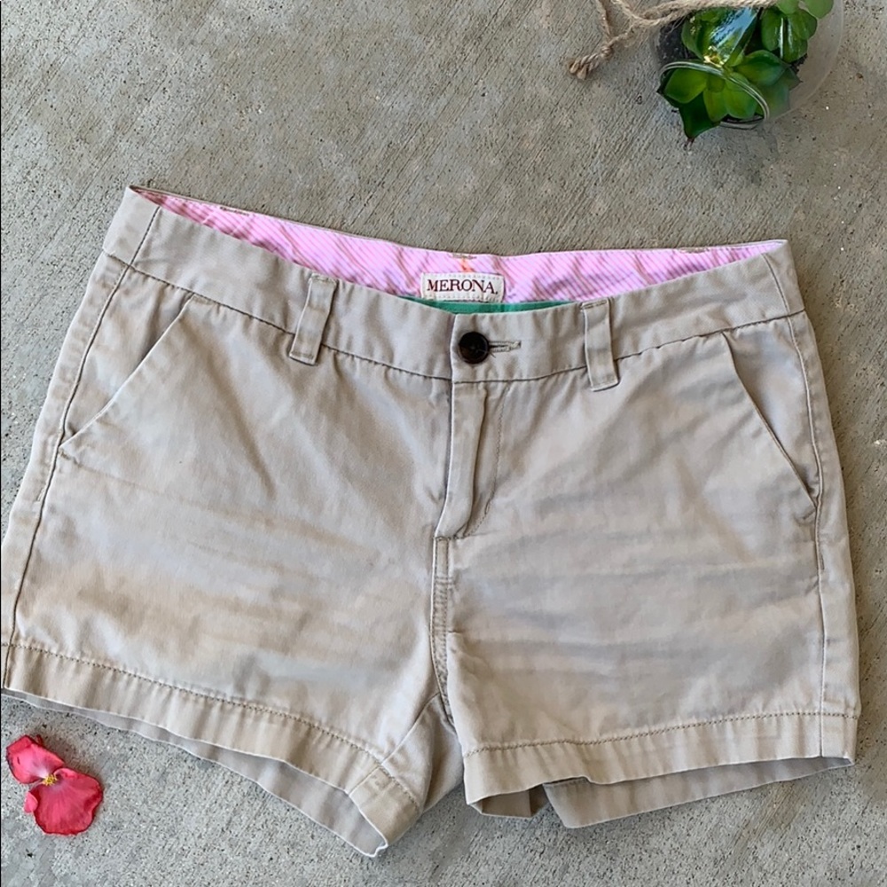 Merona 100% Cotton Women’s Khaki Shorts